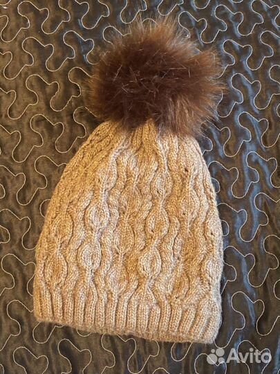 Комплект шапка и шарф снуд женский