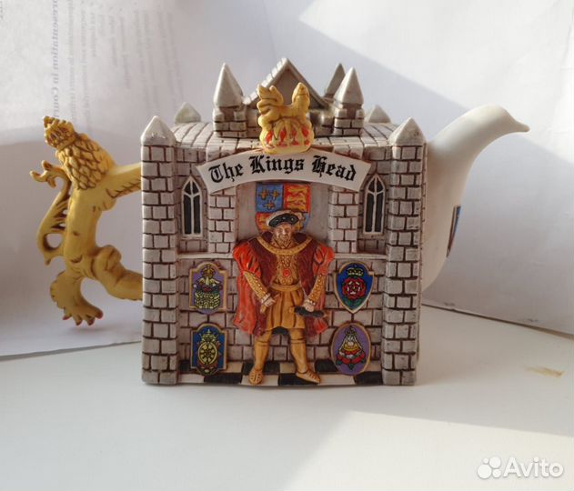 Коллекционный фарфоровый чайник Англия