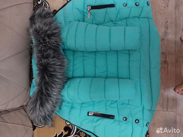 Куртка пуховик для девочки 5-6 лет