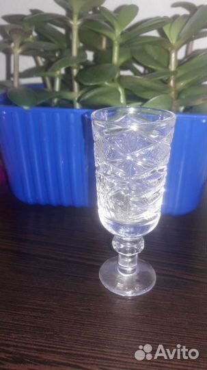 Хрустальный набор стакаников СССР