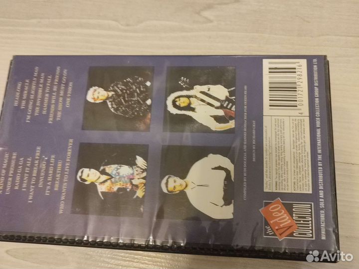 Видеокассеты Queen, Rolling stones и др