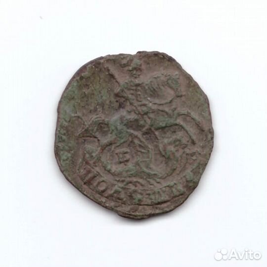 Полушка 1771 ем Екатерина II XF