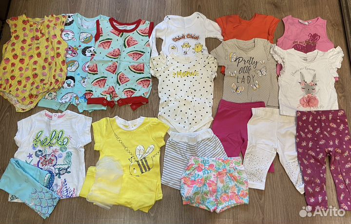 Пакет вещей на девочку 74 80