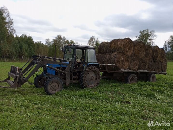 Сено в рулонах