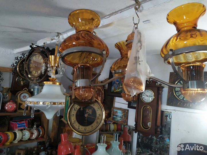 Люстры светильники подвесы СССР