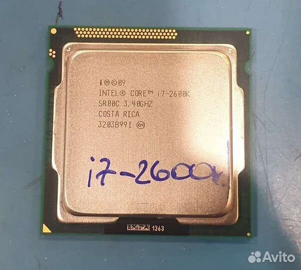 Процессор Core i7-2600K I7 2600k SR00C