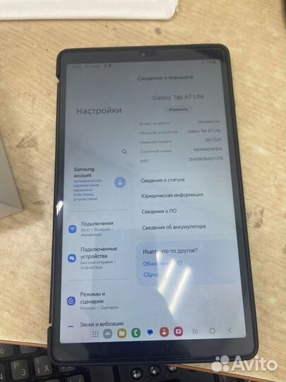 Планшет samsung galaxy TAB A7 lite SM-T225 4/64 гб