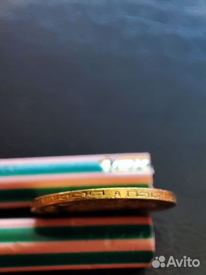 Золотая монета 5 рублей 1897 Николай 2 золото AU