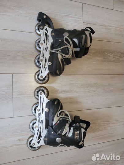 Роликовые коньки детские раздвижные цена за 2 пары