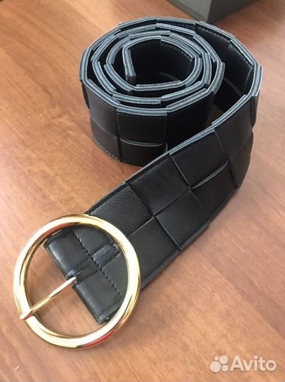 Ремень женский кожаный широкий