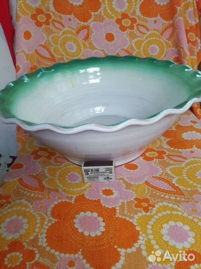 Чаша ваза декоративная