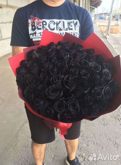 Чёрные розы Букеты доставка