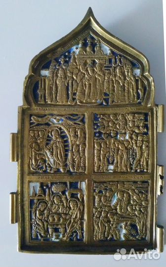 Икона складень, часть складня, створка