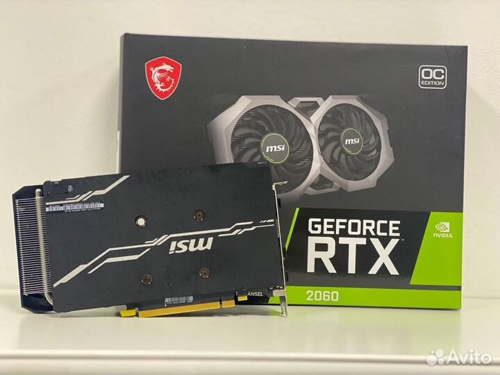 GeForce RTX2060 MSI Ventus GP OC 6gb