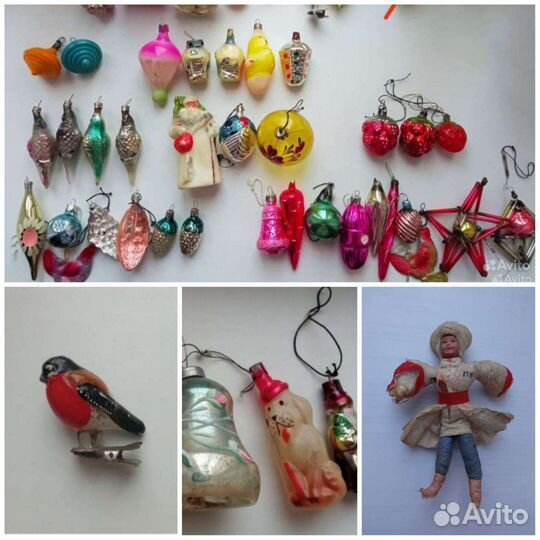 Елочные игрушки СССР