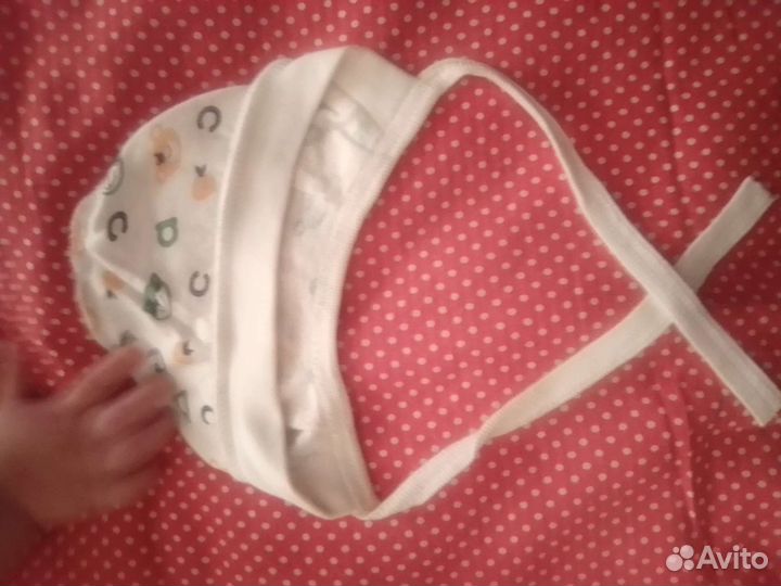 Царапки для новорожденных+ шапочка