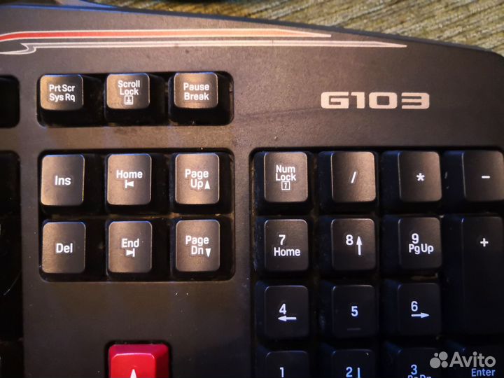 Клавиатура logitech g103