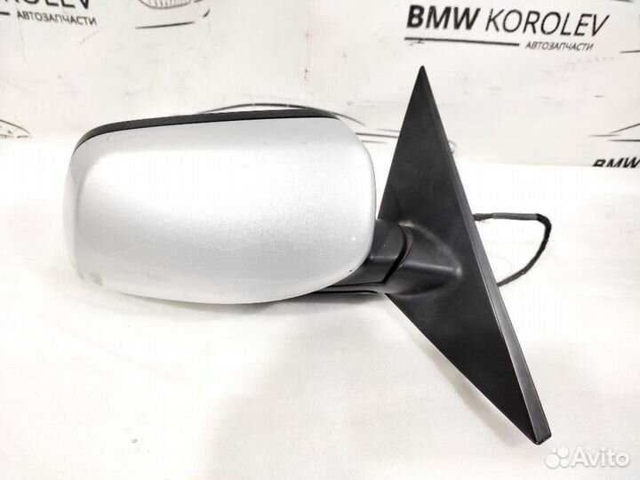 Зеркало правое (серебристое) рест. BMW E60