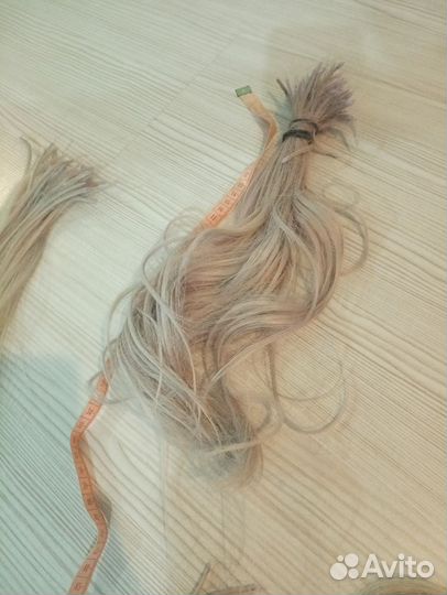 Волосы для наращивания блонд детские б/у