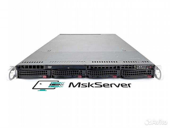 Сервер Supermicro 6019U-TR4T 2xGold 6130 512Gb