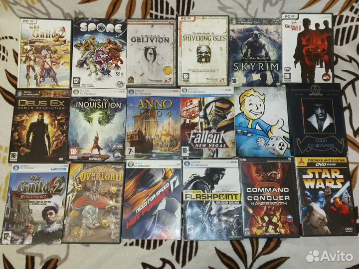 Компьютерные игры диски для пк