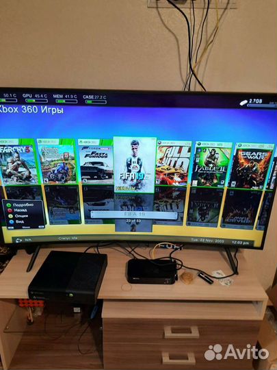 Xbox 360 (freeboot, 57 игр)