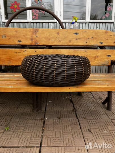 Кашпо и корзины из ротанга