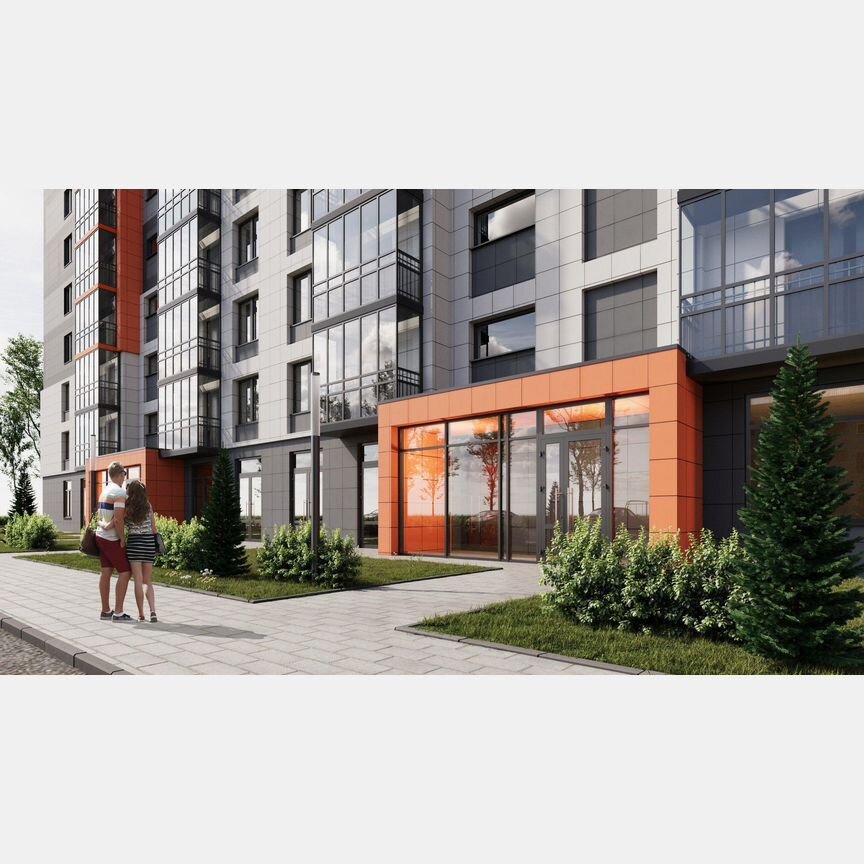 2-к. квартира, 67,8 м², 2/9 эт.
