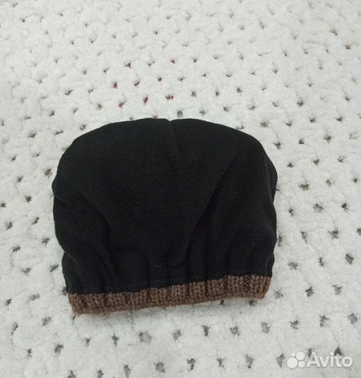 Шапка зимняя вязанная, цвет 