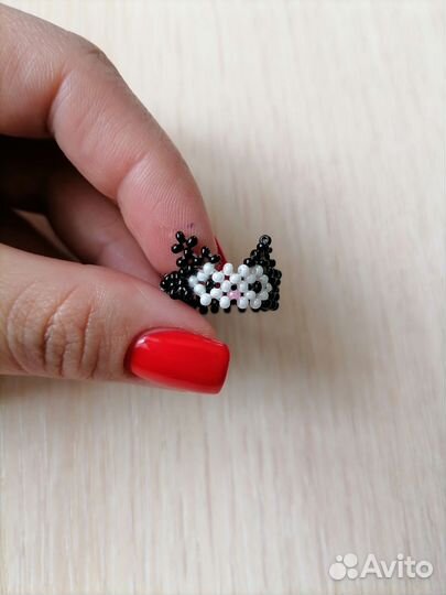 Колечки из бисера для девочки (Куроми)