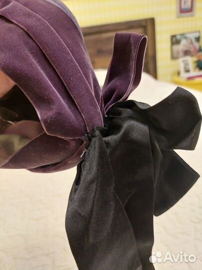 Шляпка Chanel с каскадным бантом 1980 гг. Оригинал