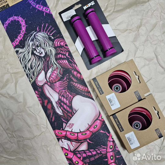 Шкурки, грипсы, колеса