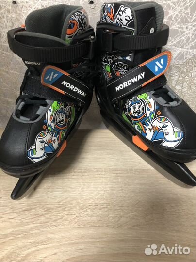 Коньки детские раздвижные с 26