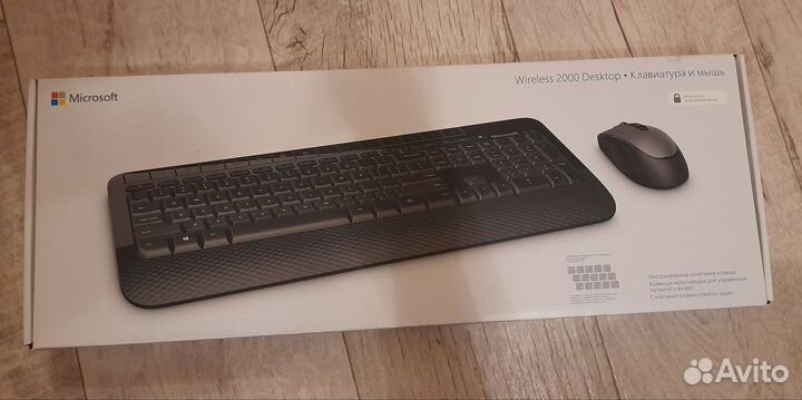Беспроводная клавиатура и мышь microsoft