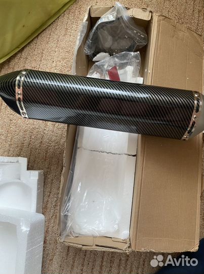 Глушитель Akrapovic.Прямоток Акрапович.Выхлоп