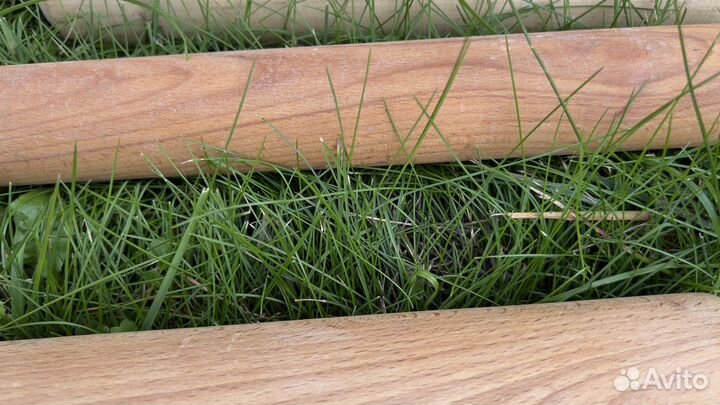 Скалка для теста из липы с вращающимися ручками