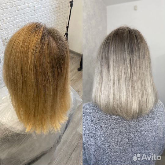 Сложное окрашивание волос