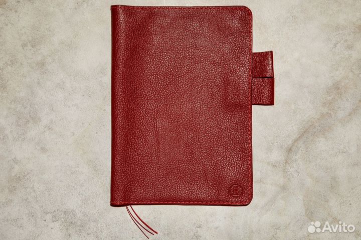 Кожаная обложка для тетради/блокнота