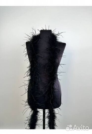 Боа из перьев страуса