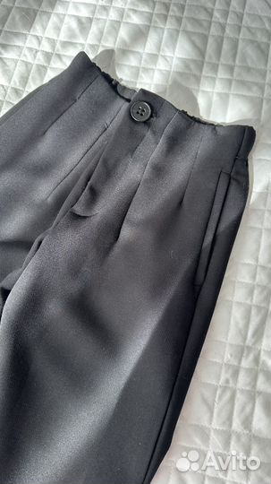 Брюки zara чёрные 116