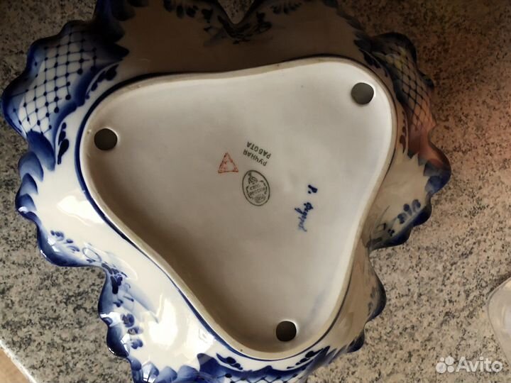 Менажница Гжель