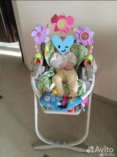 Стульчик для кормления Chicco Polly magic