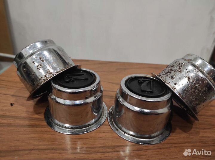 Колпаки ступичные, хром