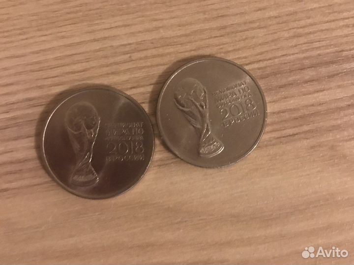 Монета 25 рублей чм 2018