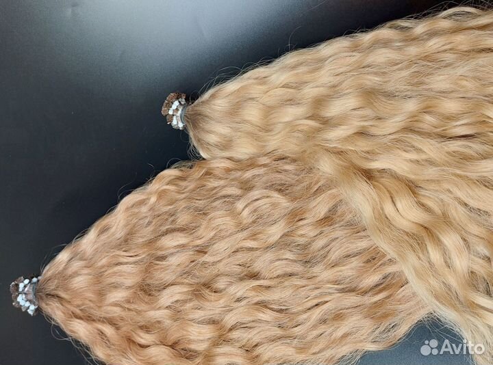 Волосы для наращивания Exclusive +, кудри, опт