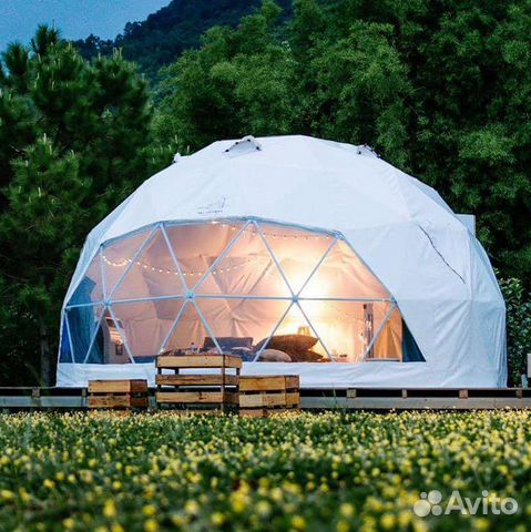 Геокупол D6м всесезонный для глэмпинга В Наличии