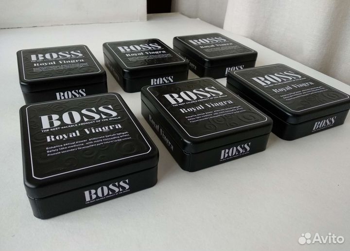 Декор, жестяные коробки Boss Royal Viagra 6шт