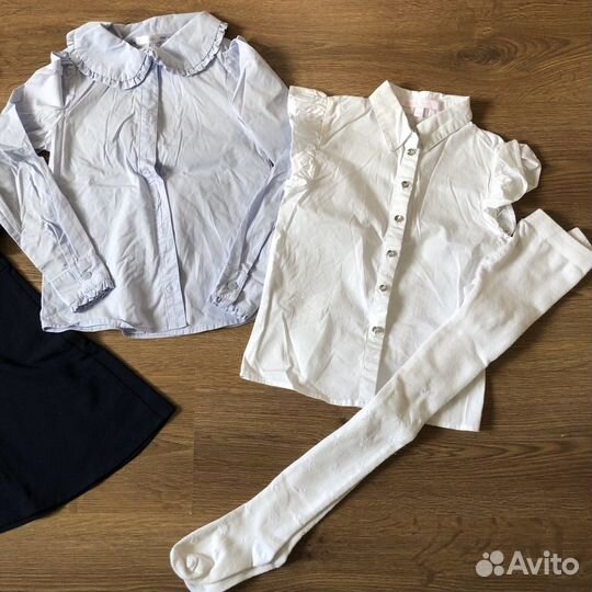 Вещи пакетом на девочку 128 школьные