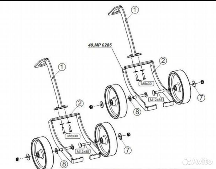 Подкаты для снегохода