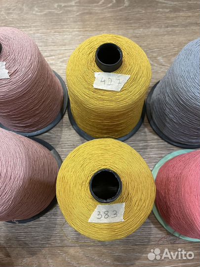 Нить-резинка спандекс пряжа для вязания бобина